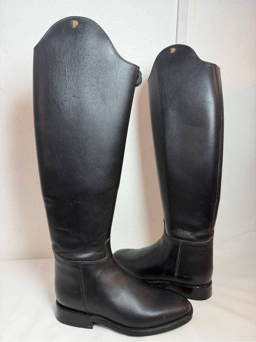 PETRIE Elegancy Black Leather Riding Boots Size 6 Women’s